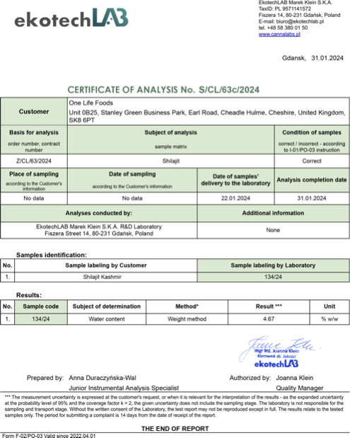 Pure Kashmiri Shilajit Resin