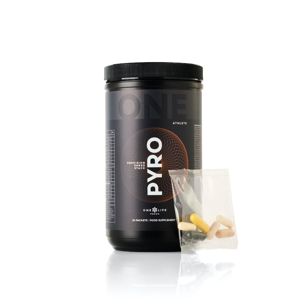 PYRO Precision Shred Stack Pack with daily packet and capsules