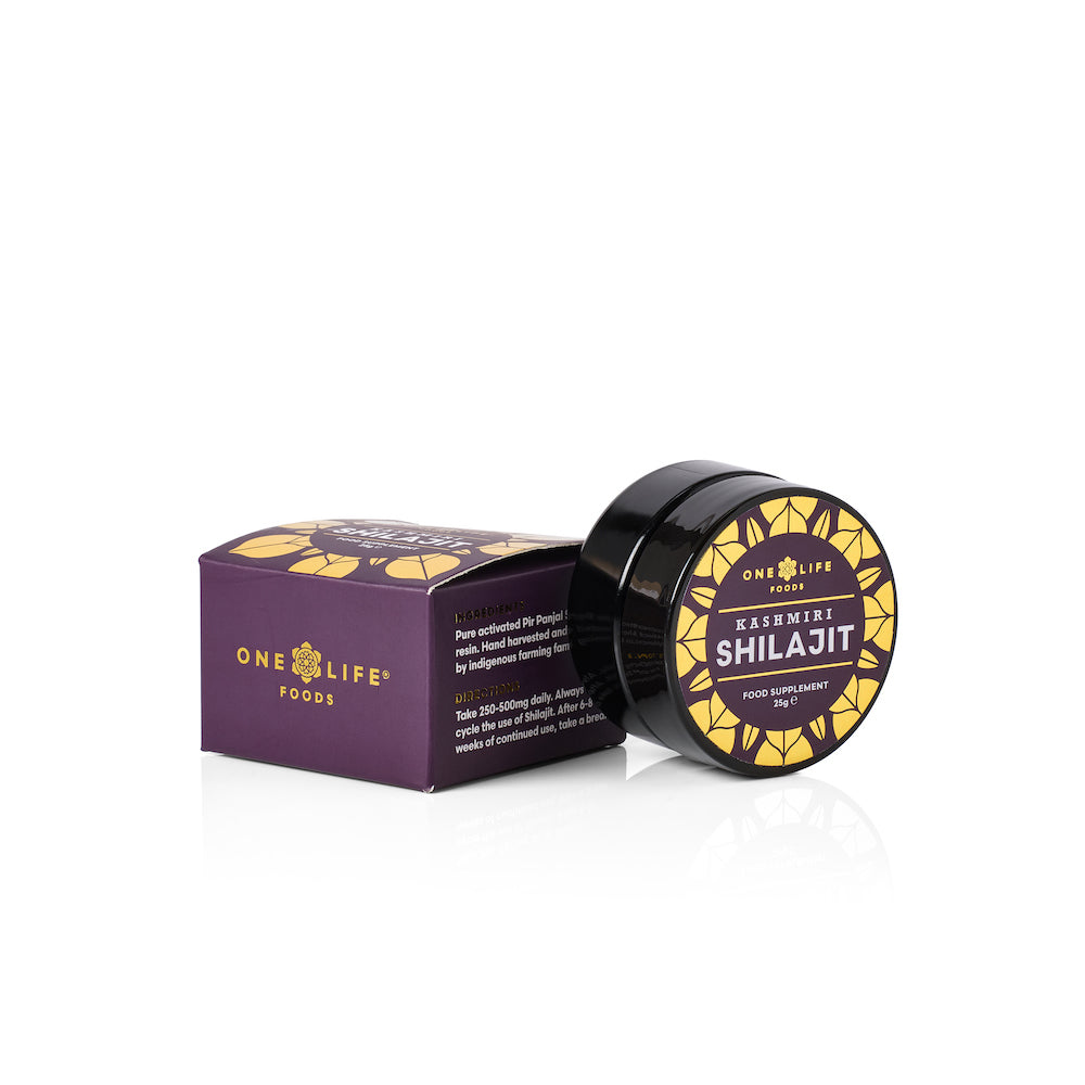 Pure Kashmiri Shilajit resin 25g rich in fulvic and humic substances
