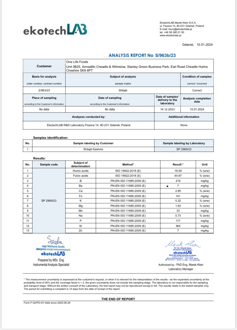 Pure Kashmiri Shilajit Resin