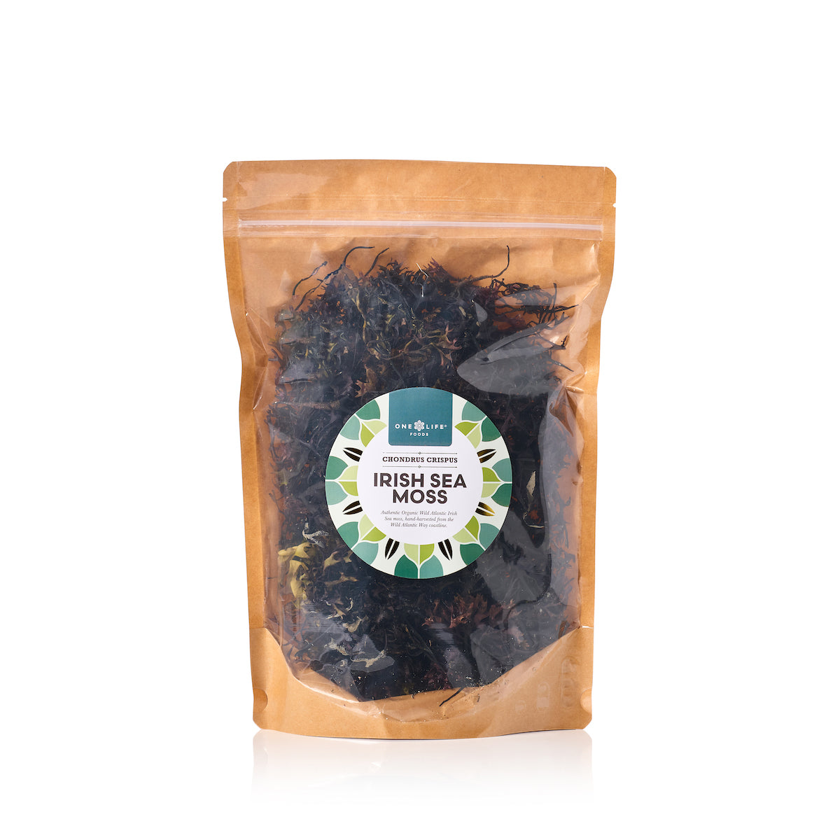 Wild Irish Sea Moss (Chondrus crispus) 100g dried Atlantic sea moss pouch